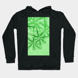 stylized bamboo leaf patterns and design Hoodie